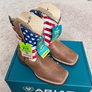 New Ariat Stars and Stripes Western Boots 10M